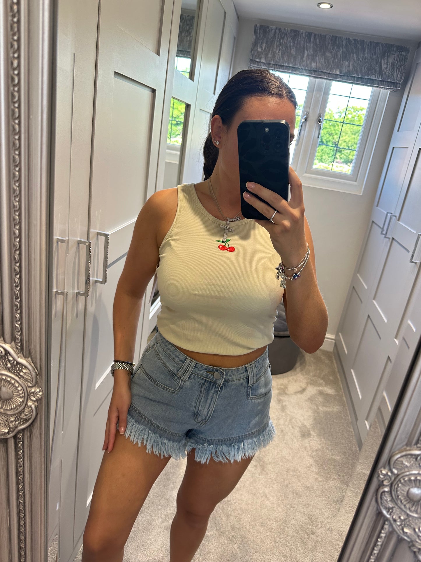 Cherry Vest Top