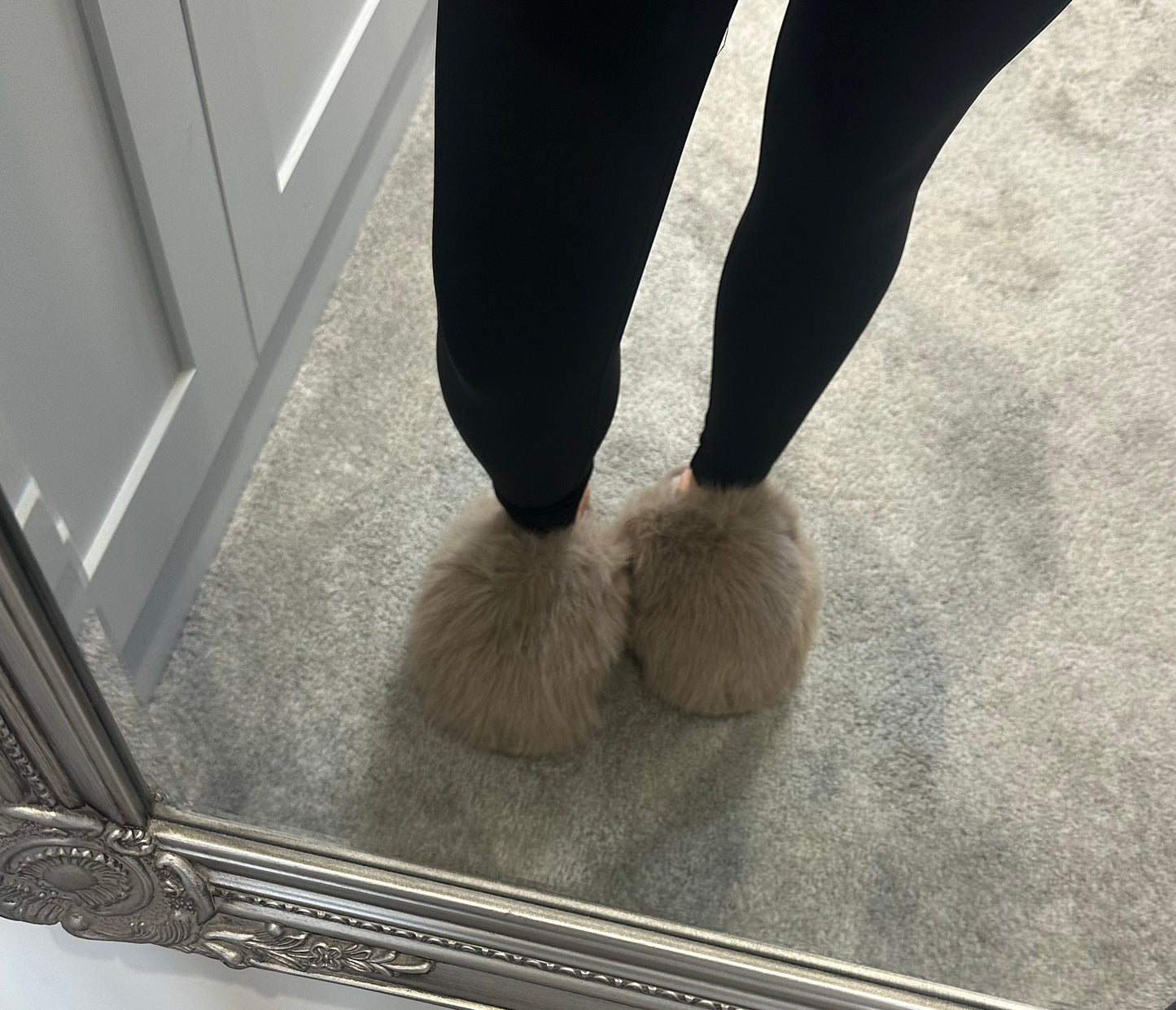 Faux Fur Slippers