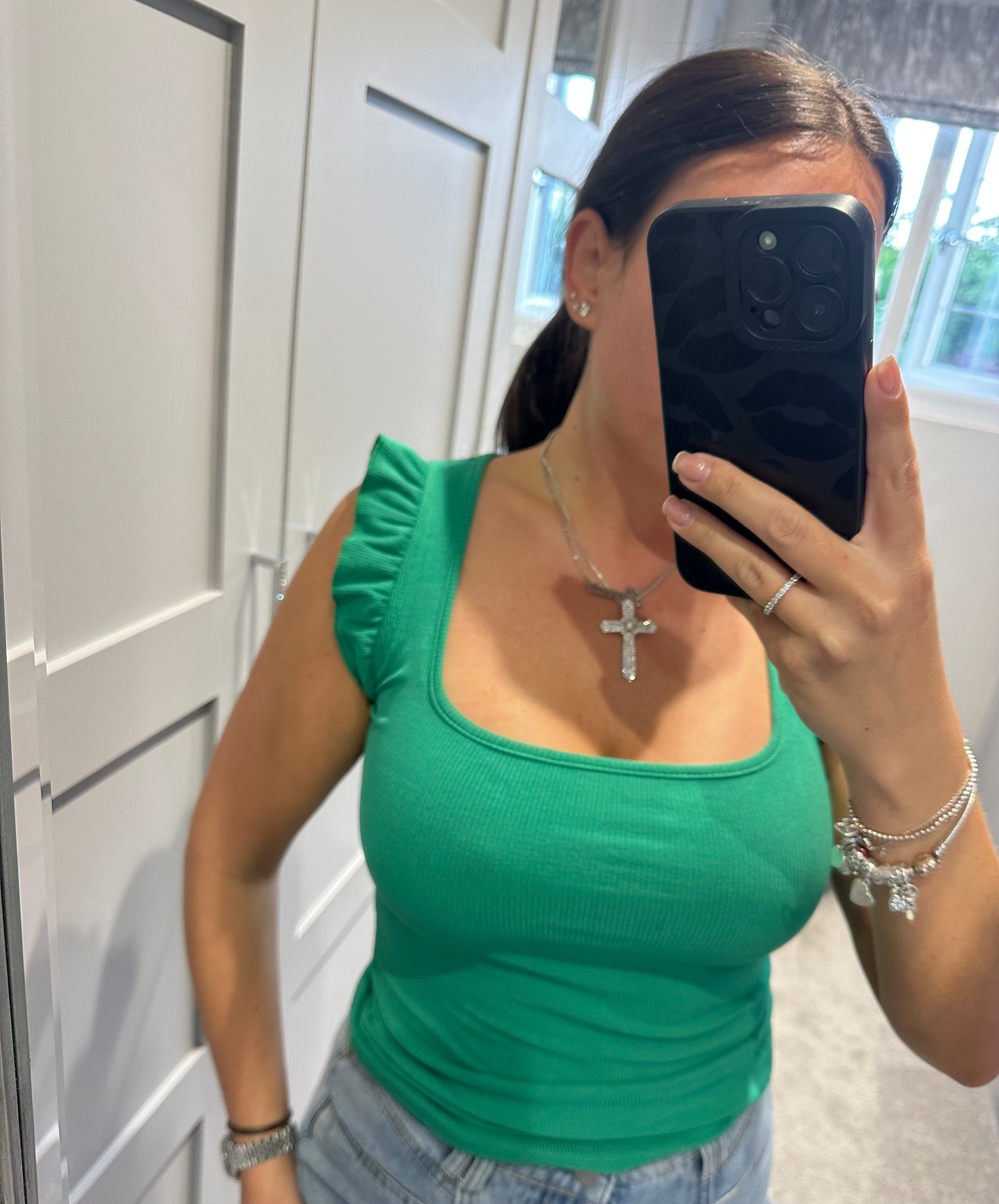 Frill Vest Tops