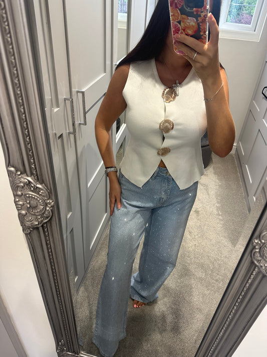 Luxe Full Embellished Jeans