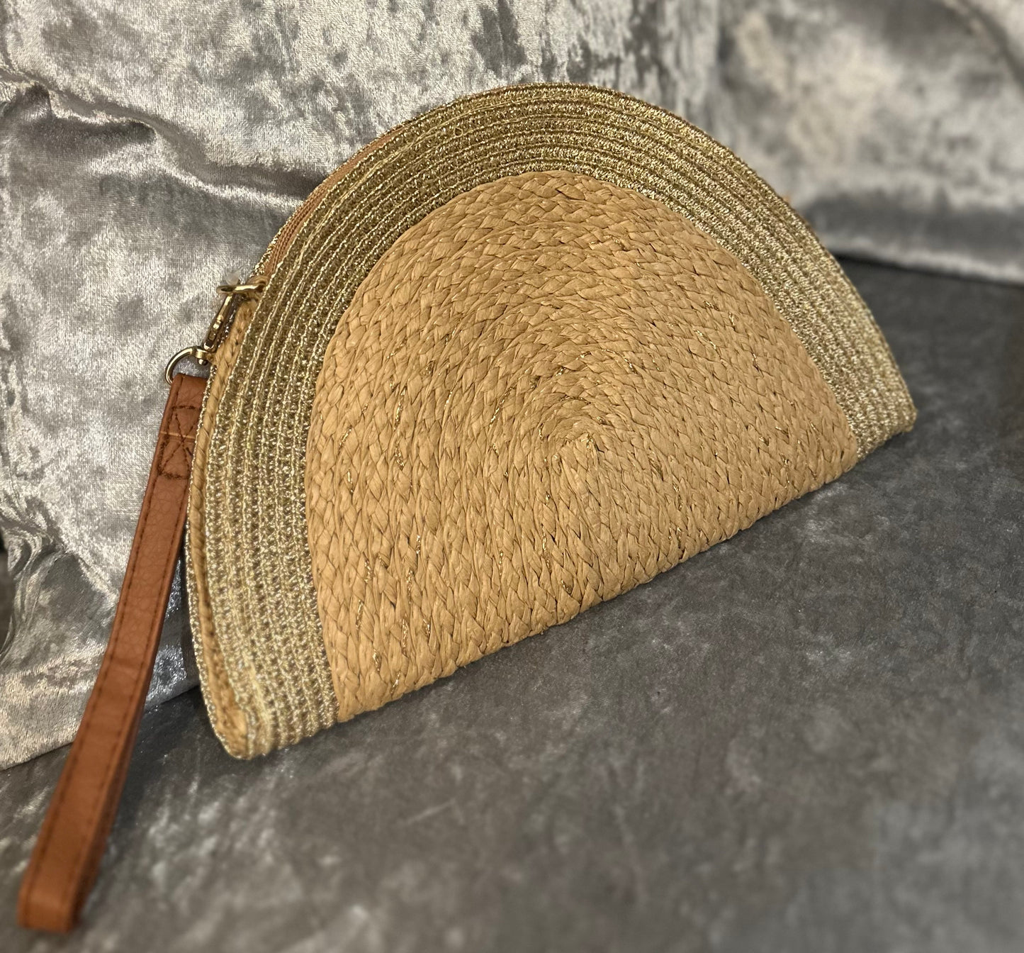 Straw Clutch Bag