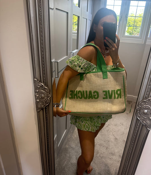 ‘Rive Gauche’ Beach Bag