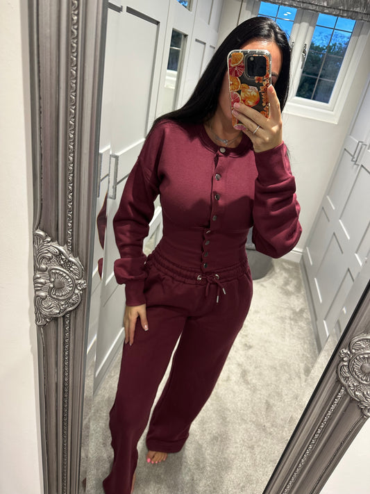 Mae Button Waist Compression Tracksuit
