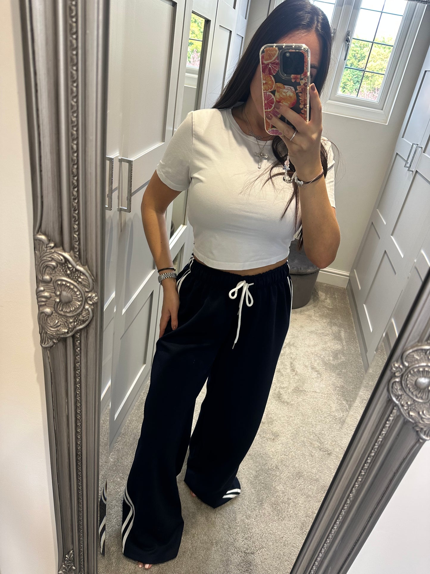 Stripe Detail Jogging Bottoms