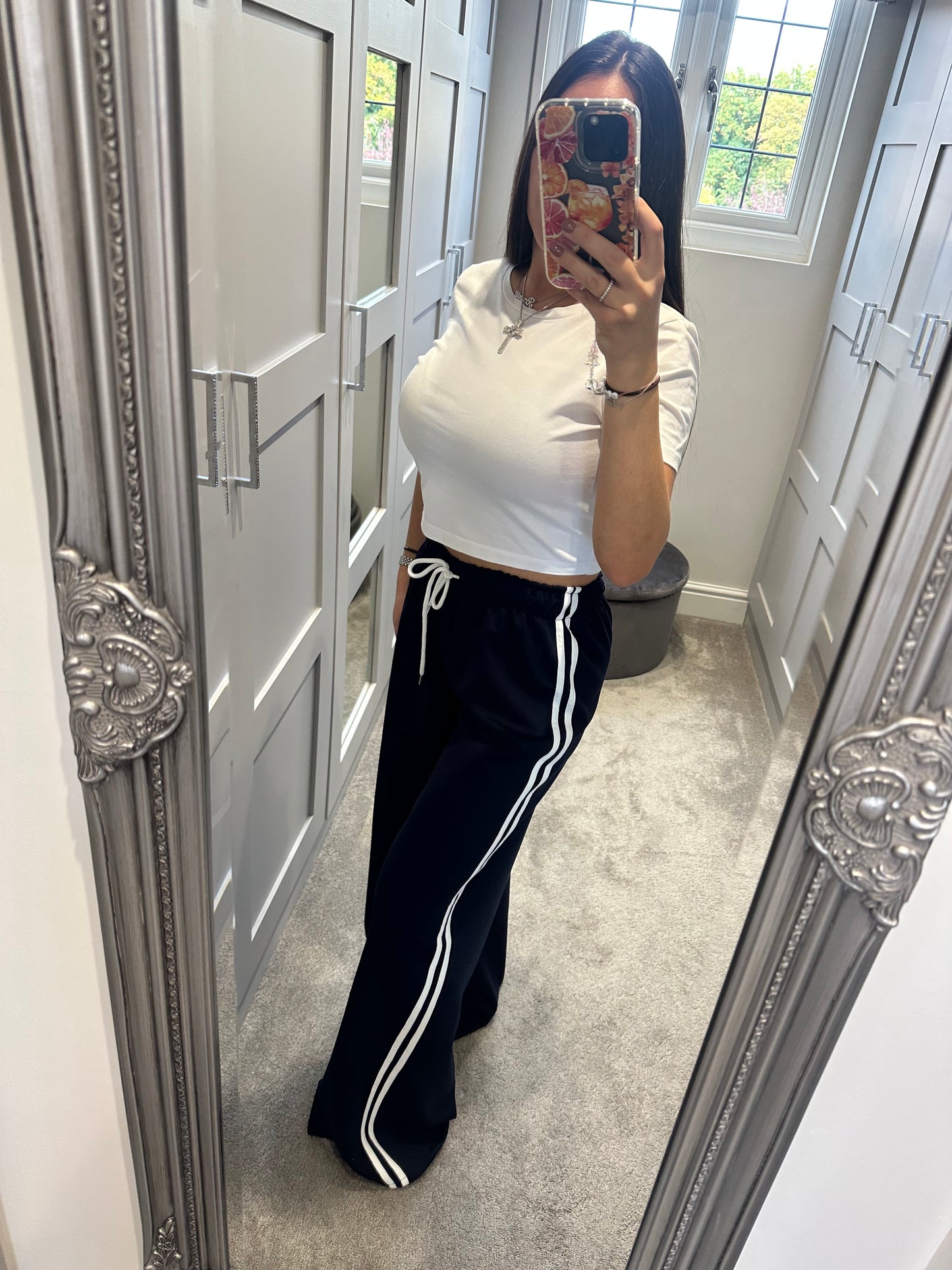 Stripe Detail Jogging Bottoms