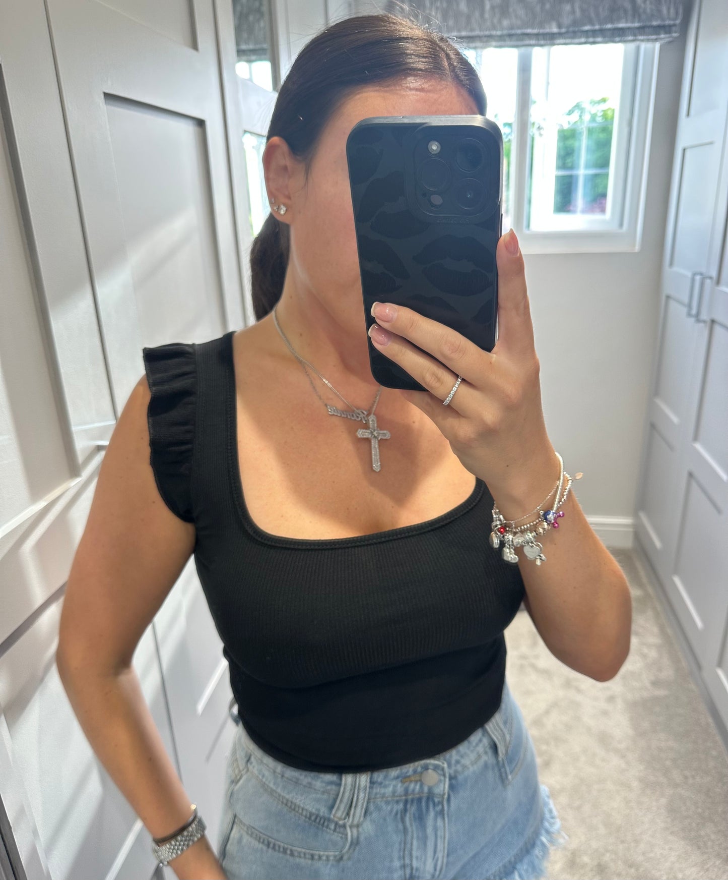 Frill Vest Tops