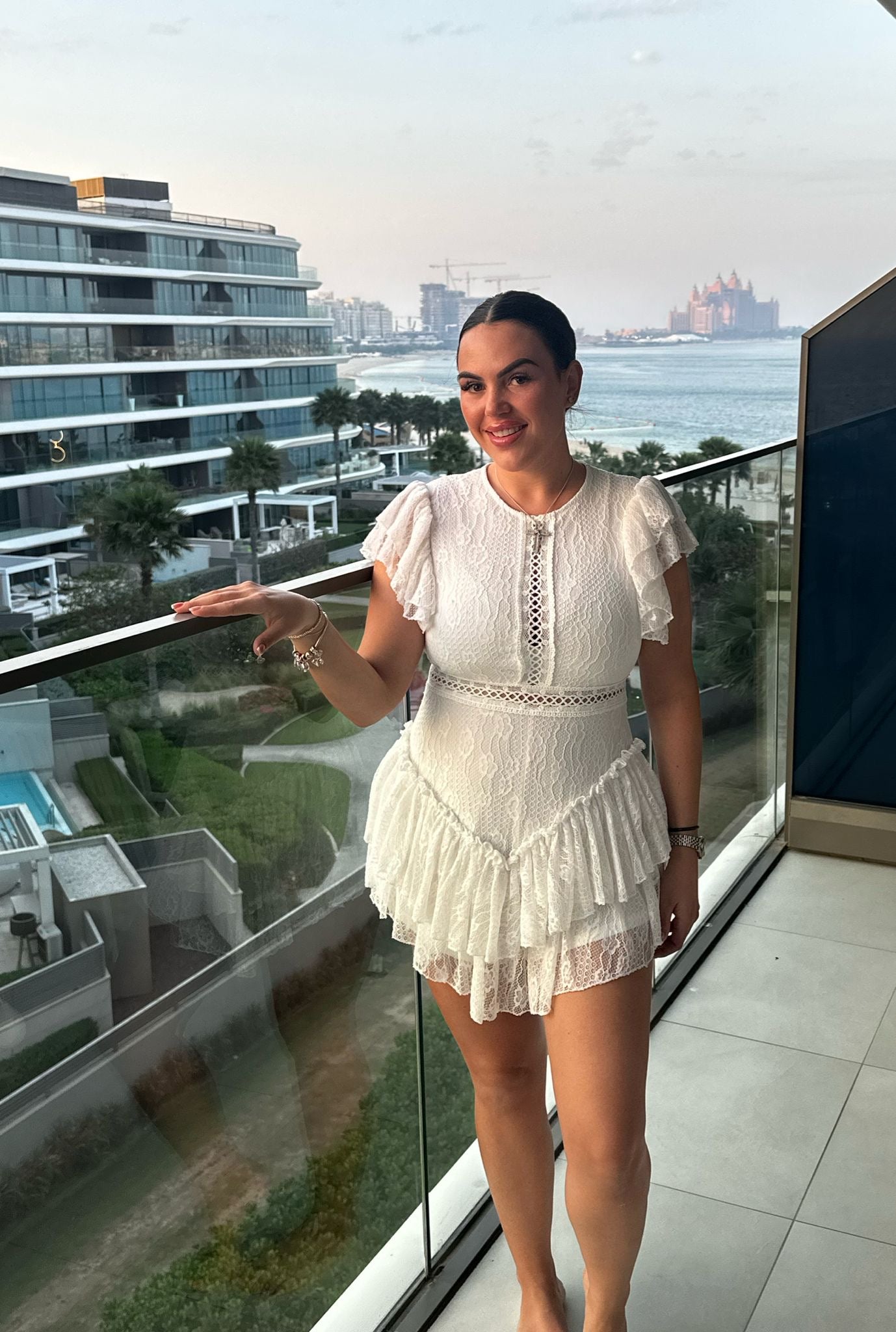 White Lace Playsuit