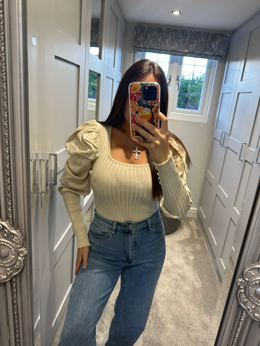 Puff Sleeve Jumper (Bodysuit)