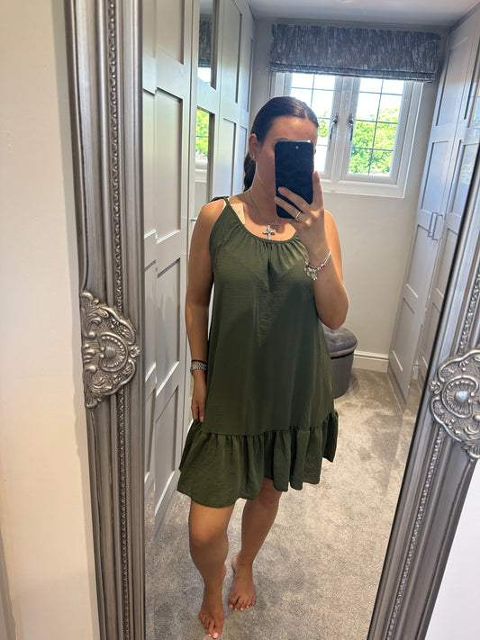 Bow Peplum Dress