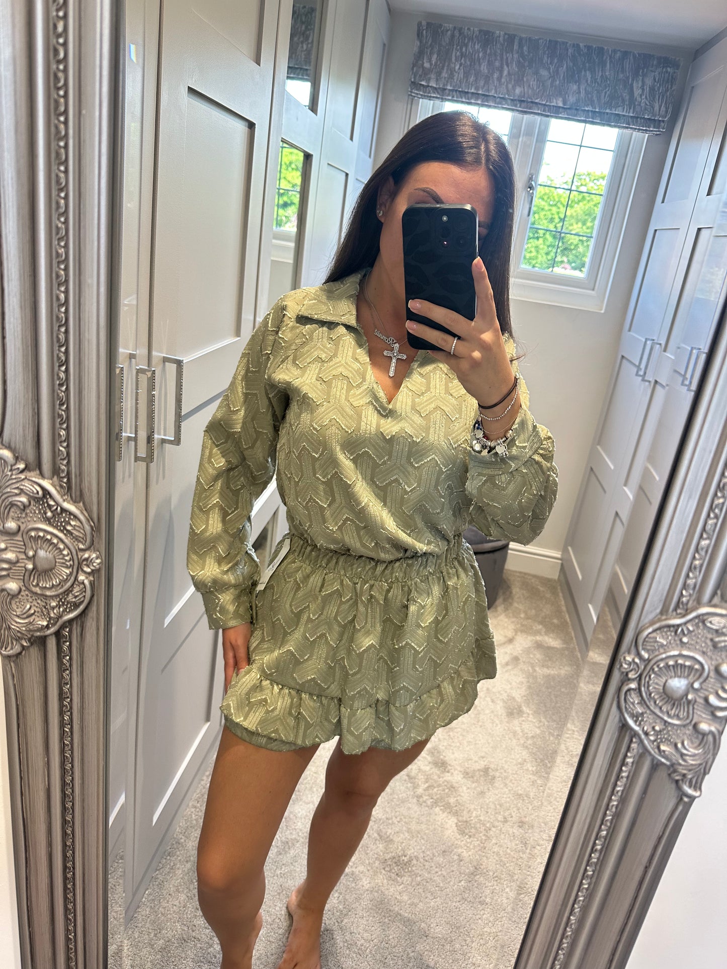 Detail Weave Skort Co-Ord