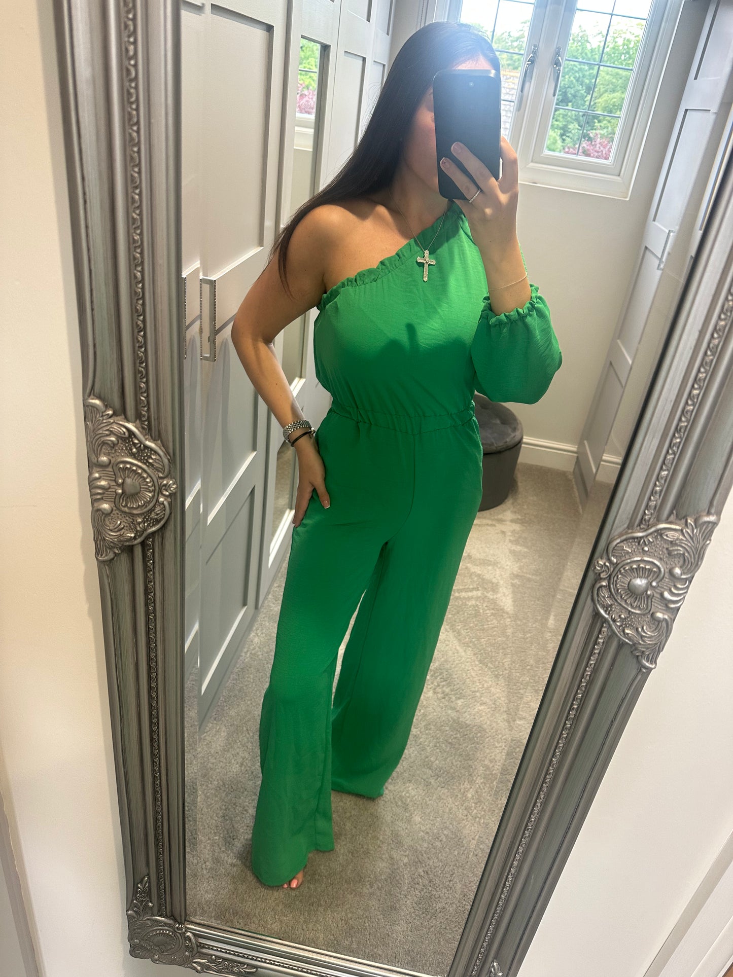 One Shoulder Jumpsuit
