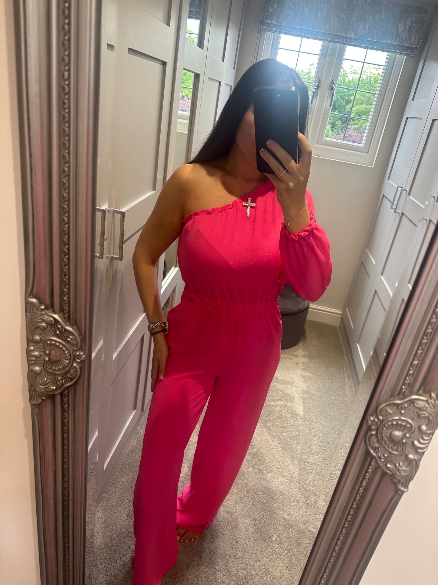 One Shoulder Jumpsuit
