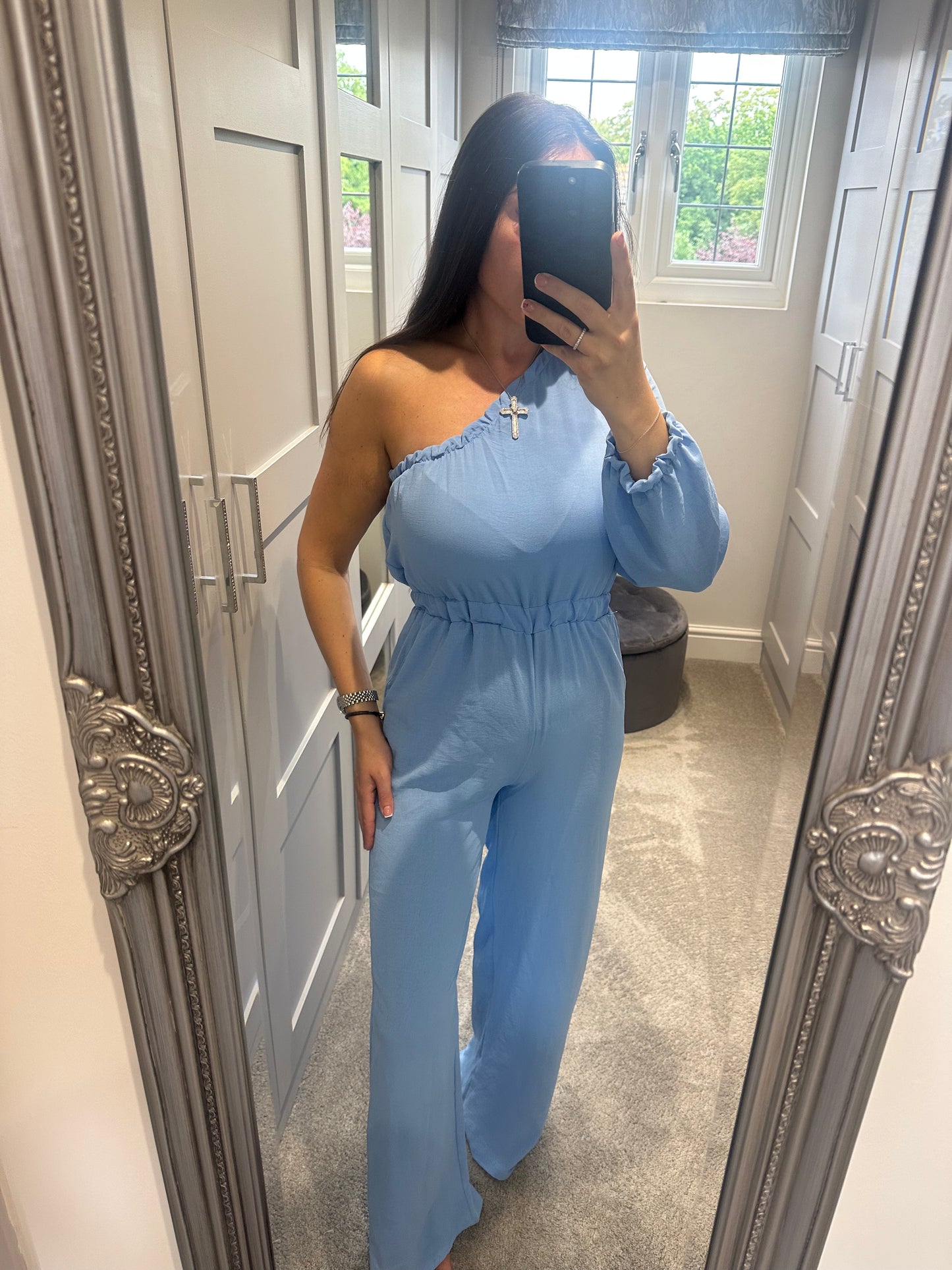 One Shoulder Jumpsuit